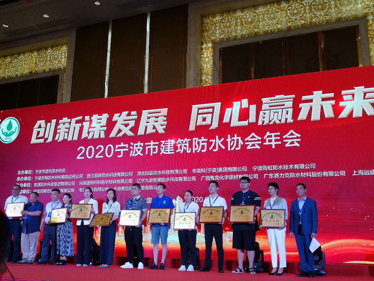 long8质量总监张科论道宁波龙8唯一官网防水协会年会(图2)