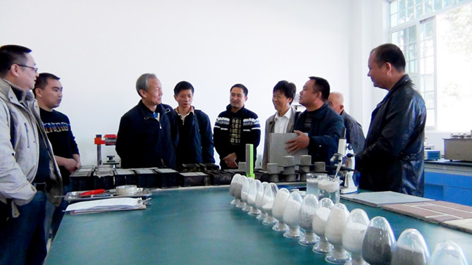 专家考察团参观考察广西long8实验室